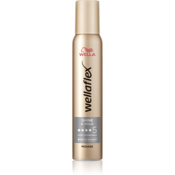 Wella Wellaflex Shine & Hold spuma pentru stralucire - imagine 2